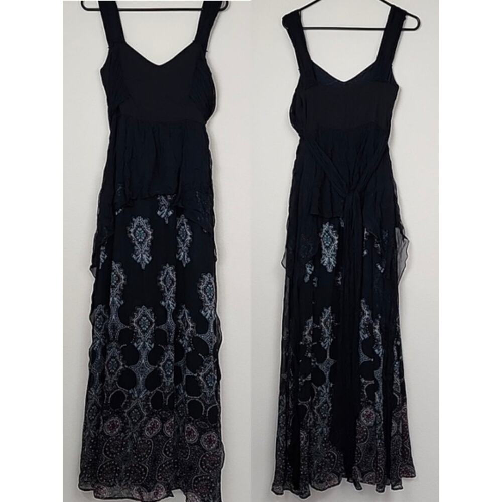NWT $400 Free People Black Formal Maxi Size 4 Dress - Picture 4 of 7